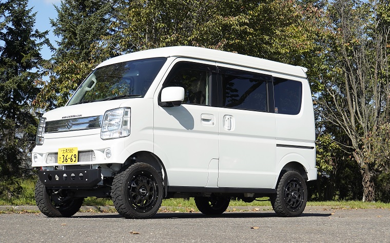 新商品　エブリィー　DA17　前後車高調整タイプキット