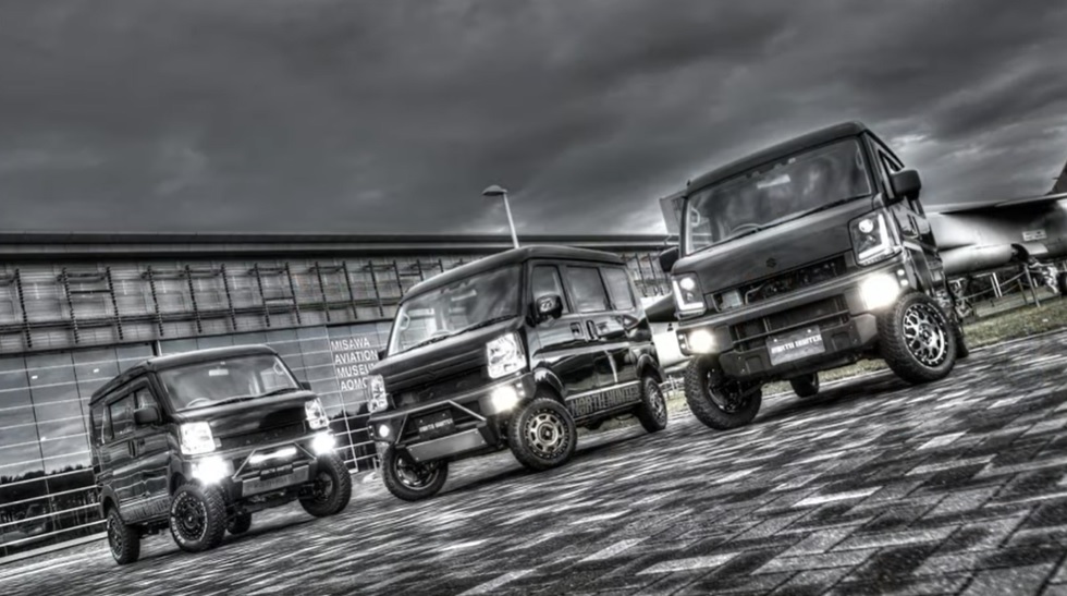 エブリイリフトアップ『ノースハンター』完成！ オリジナルバンパー登場＆サスペンション開発