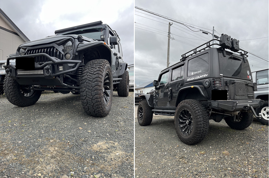 2023年5月　お客様　施工事例　ラングラー　ＪＫ